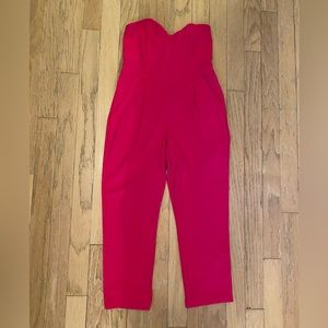Express Pink Halter Pantsuit 10